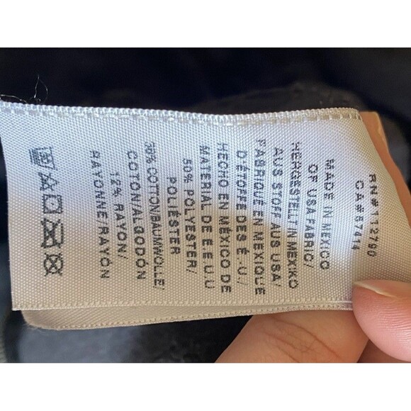 True Religion Black Full Zip Sweatshirt W/ Stitching S Graphic Grunge BigT- Read - Picture 6 of 9